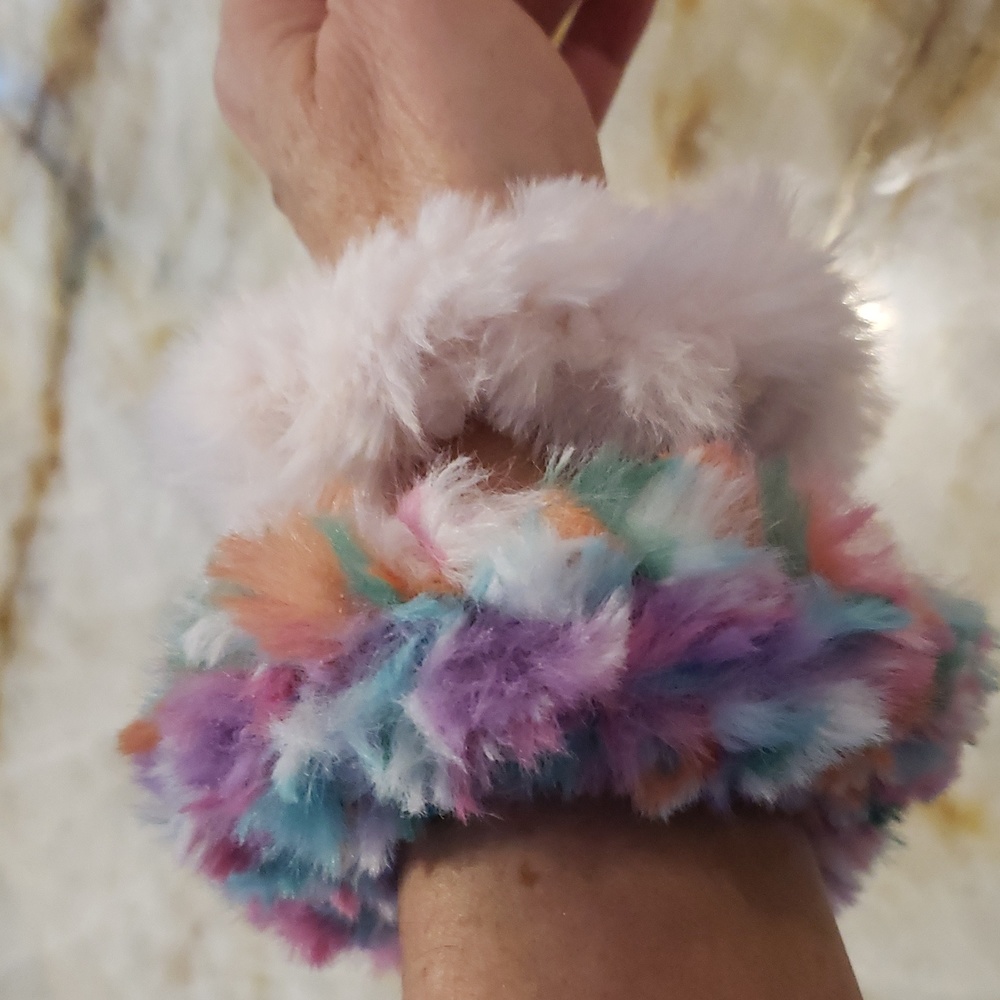 New faux fur hairbands